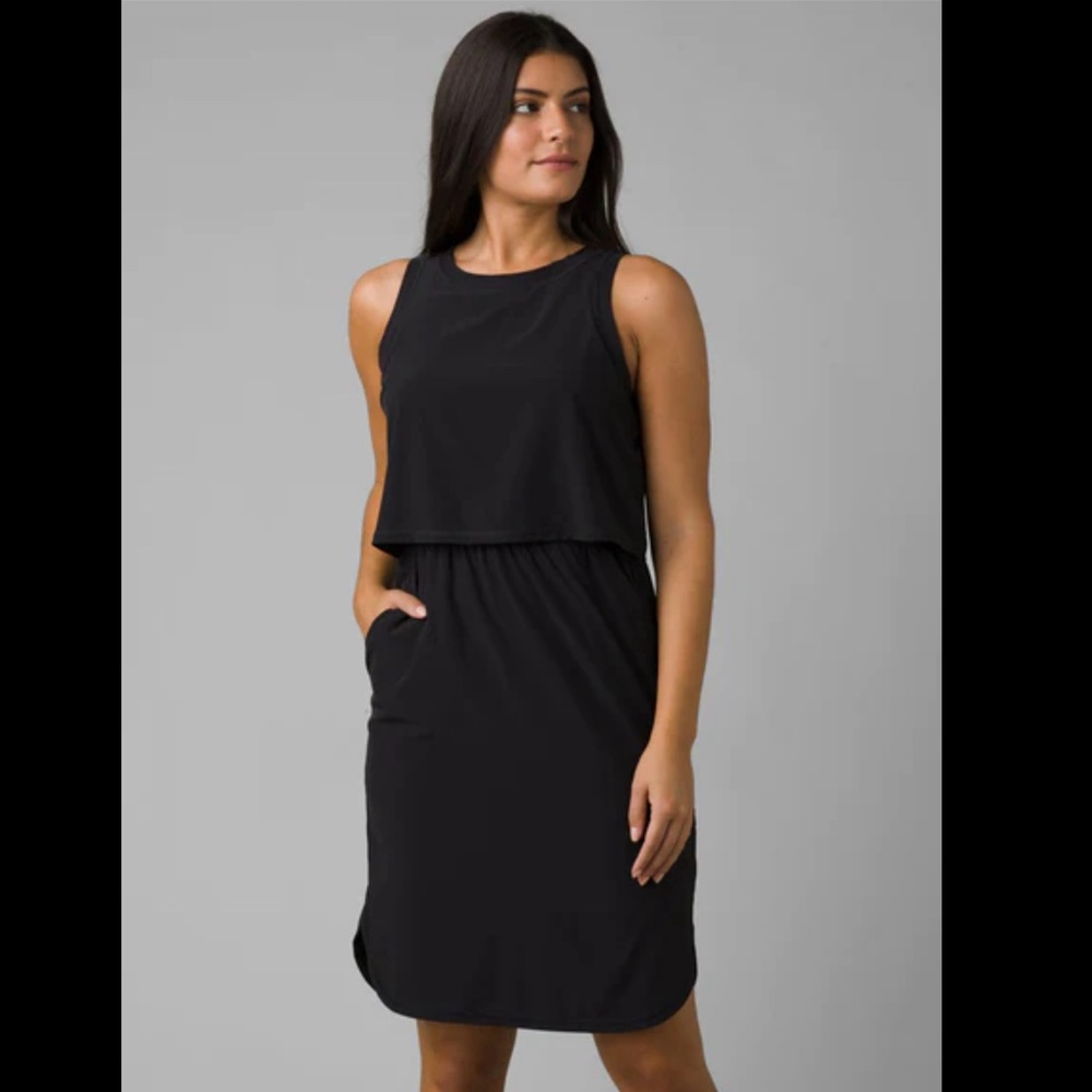 Prana Black Midi Dress